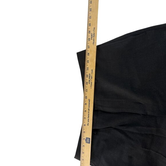 L.L. Bean Mens Classic Fit Black Chino Pants 100% Wool Size 34W Office Career - Picture 13 of 14